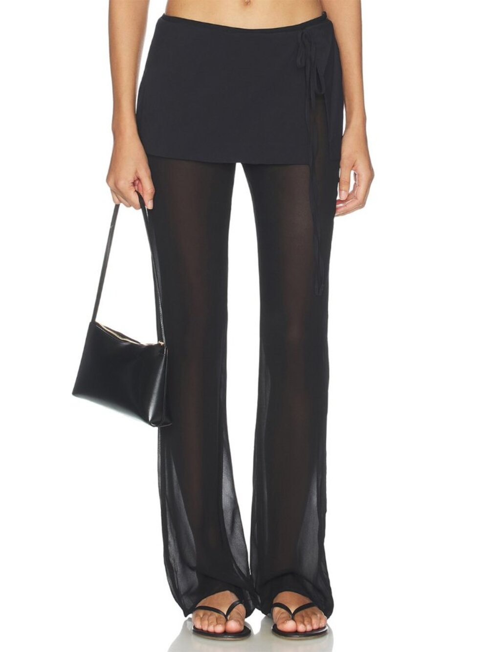 Bec & Bridge Maralia Overlay Pant in Black